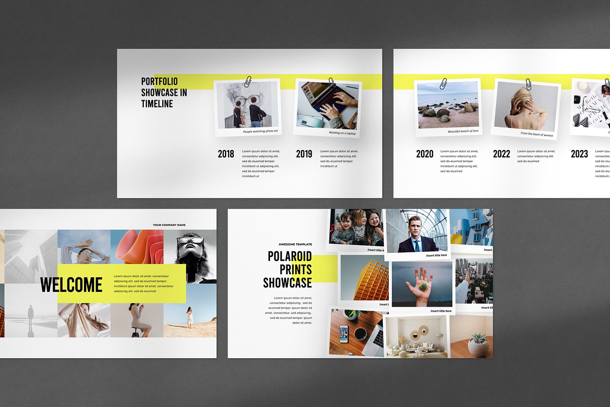 Polaroid Animated PowerPoint, a Presentation Template by Creathrive Design (Photo 3 of 16)