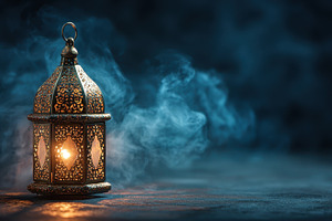 Illuminated Moroccan Lantern Festive, a Photo by Pixeness Studio