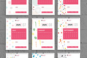 Calendar Template 2025, a Stationery Template by MightyDesign (Thumbnail 3 of 7)