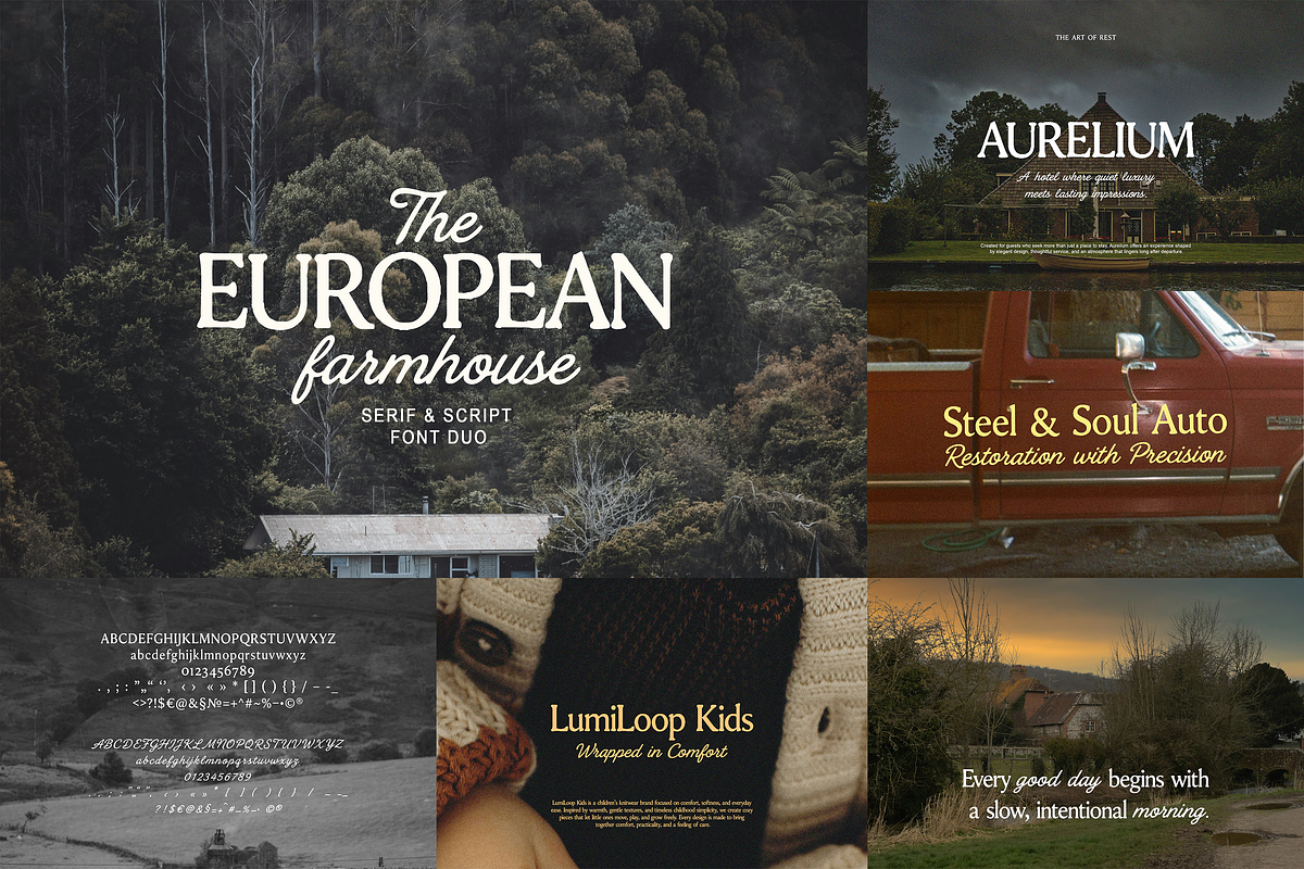 Old Money Luxury Font Collection, a Serif Font by gafaroff studio (Photo 12 of 19)