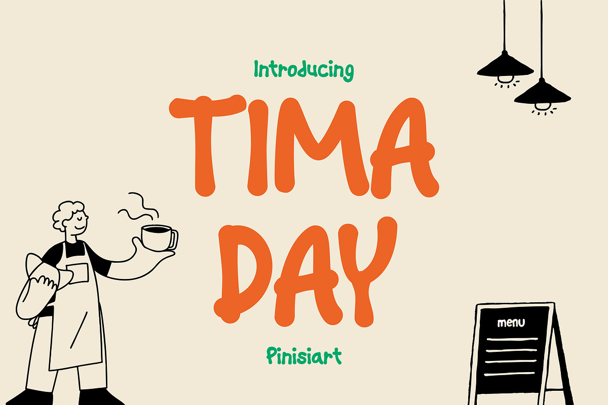 Timaday, a Script Font by Pinisi ART (Photo 1 of 10)