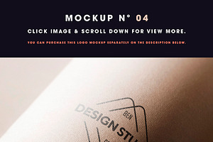 50 Logo Mockup Branding Bundle - V3