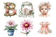 Watercolor Baby Sublimation PNG, an Illustration by SinaCreation (Thumbnail 3 of 5)