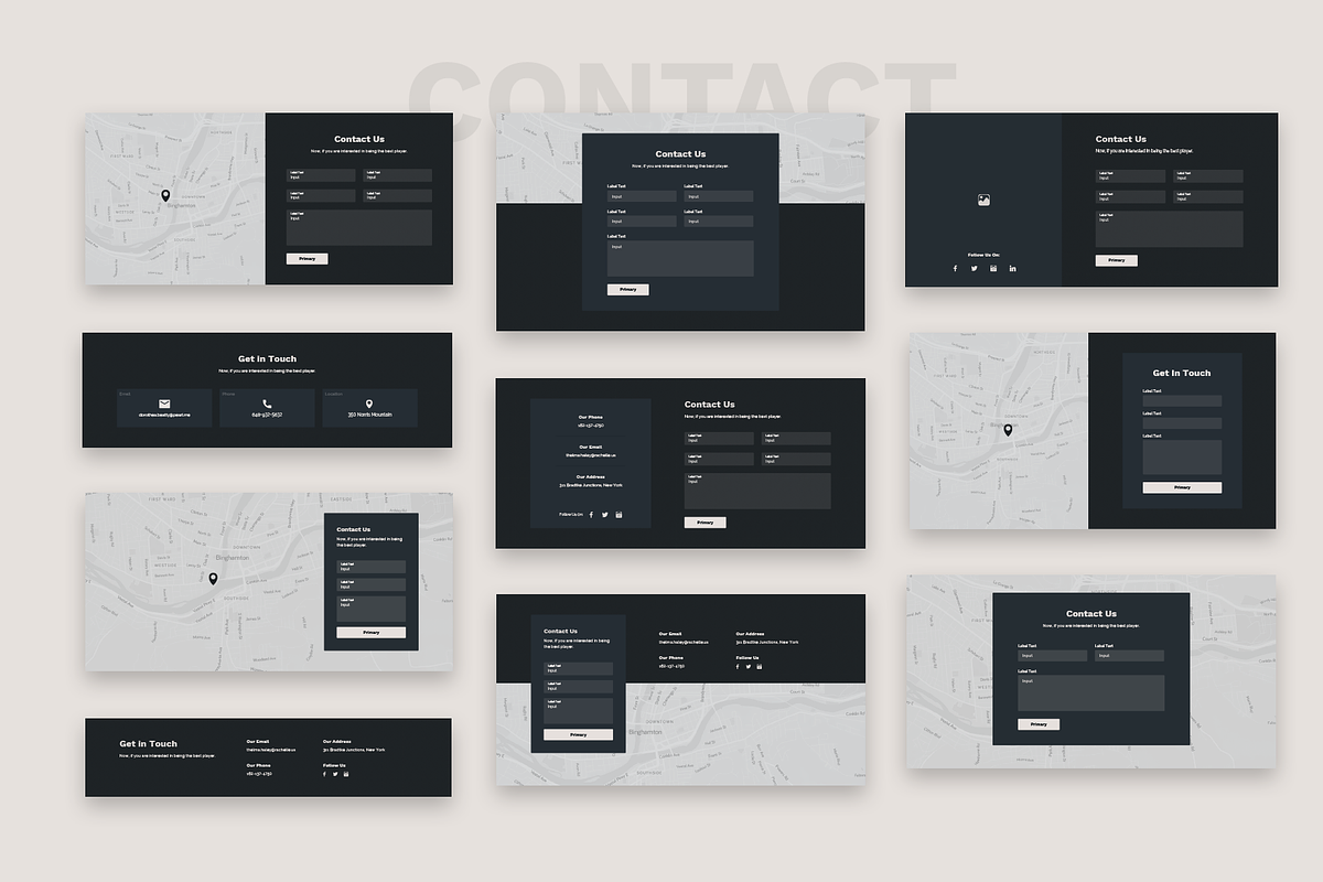 Tenebris Wireframe Kit, a Wireframe Template by Milos Knezevic (Photo 14 of 17)