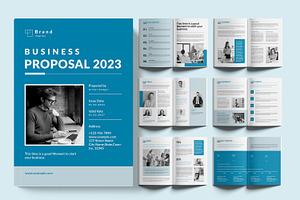 Proposal Template Layout, a Brochure Template by ContestDesign