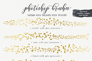 Confetti Brushes & Foil Textures