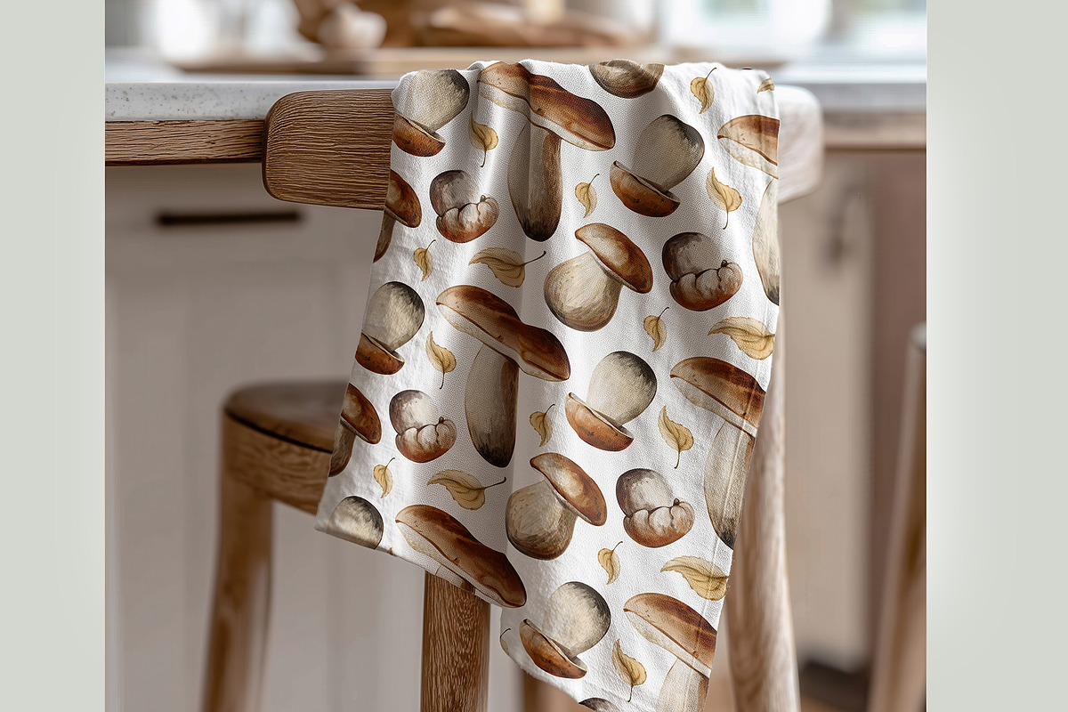 Mushrooms watercolor clip art, a Seasonal Illustration by Alena Sid (Photo 12 of 13)