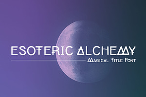 Esoteric Alchemy Font