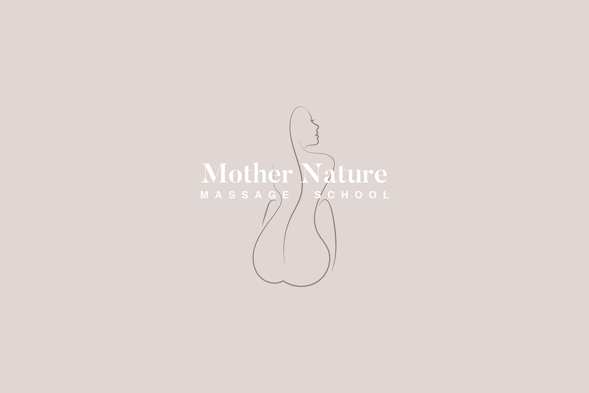 Feminine line drawing logo kit, a Branding & Logo Template by Tropical Type (Photo 3 of 9)