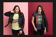 T-Shirt Mock-Up Set, a Shirt Mockup by Freeman Studio (Thumbnail 9 of 15)