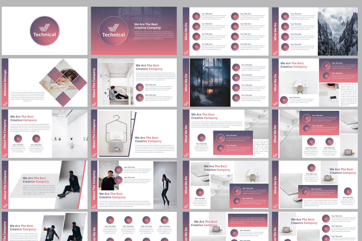 Technical Powerpoint Template, a Presentation Template by Creative Slides