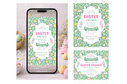 Easter Brunch Invitation Template, a Flyer Template by Vector beauty (Thumbnail 3 of 4)