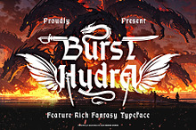 Burst Hydra Font