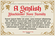 Post Tenebras Lux - Blackletter font, a Blackletter Font by Artistic & Unique (Thumbnail 10 of 16)