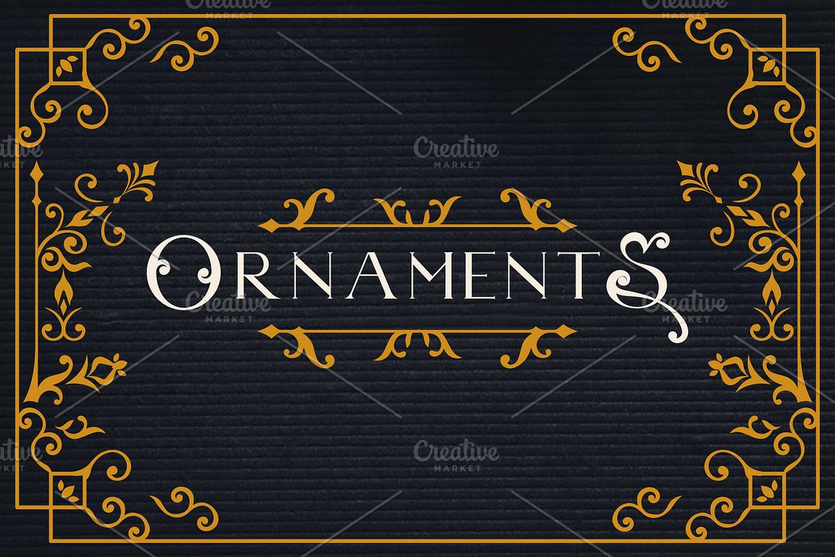 Black Hawk Font + Extra Ornaments ^^ preview 4