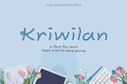 Kriwilan Font for Souls, a Handwritten Font by Fontura Design (Thumbnail 1 of 9)