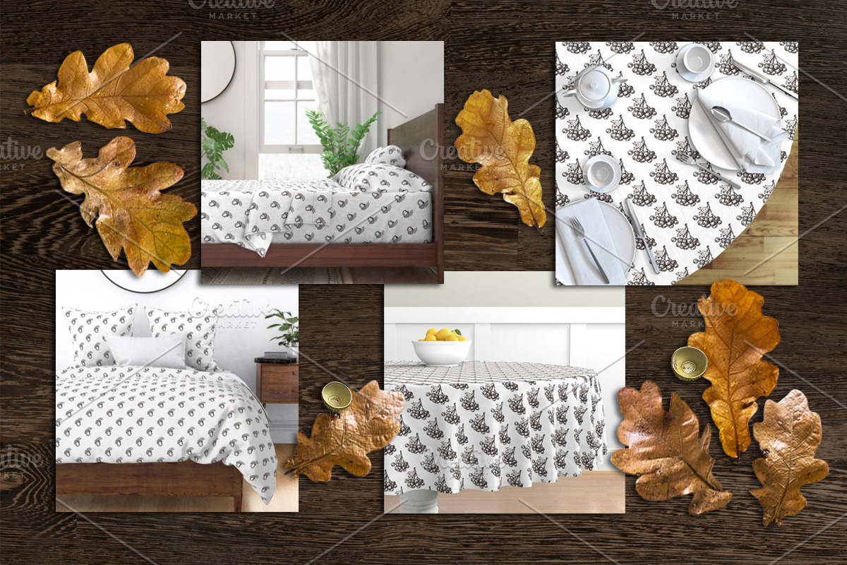 Fall elements, cards and patterns, an Illustration by AV Design (Photo 4 of 7)