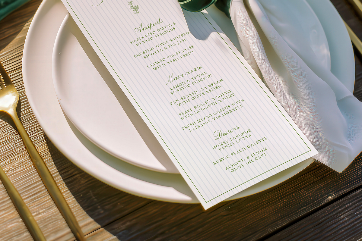 Rustic Wedding 4x9.25 Menu Mockup, a Mockup by Serenefeeling (Photo 4 of 6)