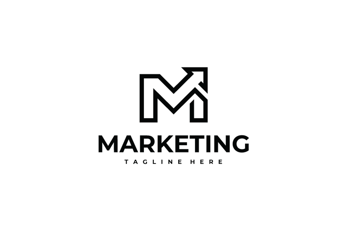 Marketing Initial Letter M Logo, a Branding & Logo Template by yopie (Photo 3 of 3)