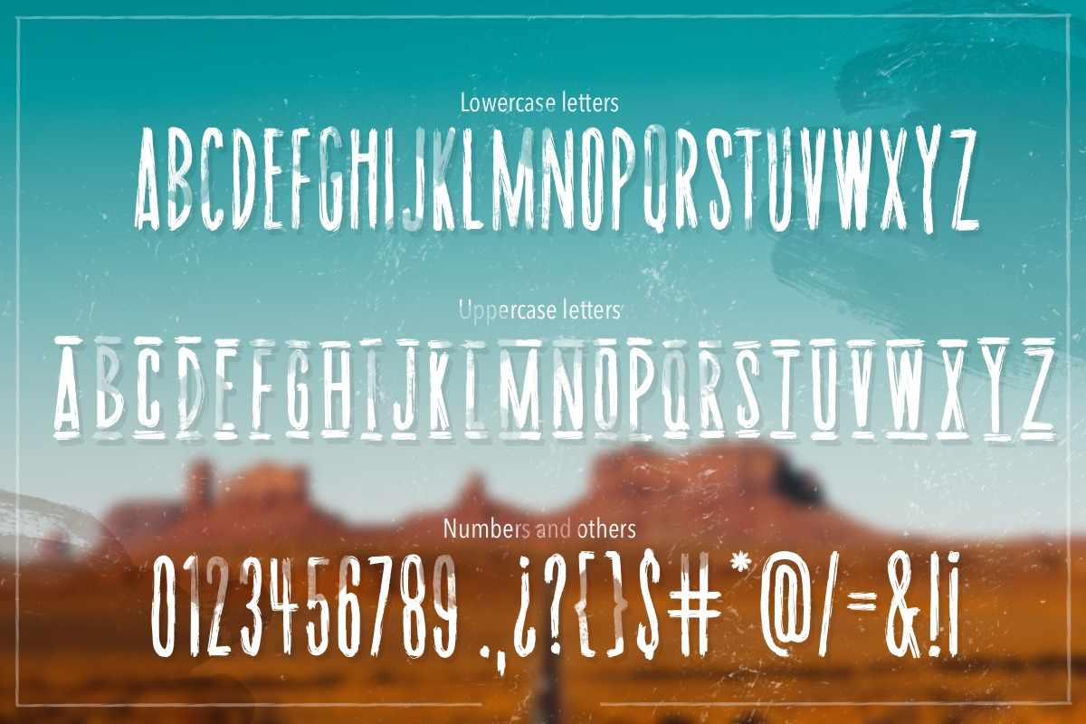Road trip | dry marker textured font preview 2