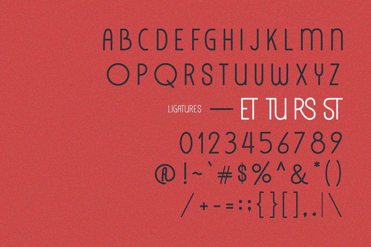 Liceturs Typeface Monoline Font, a Sans Serif Font by Maulana Creative (Photo 5 of 7)