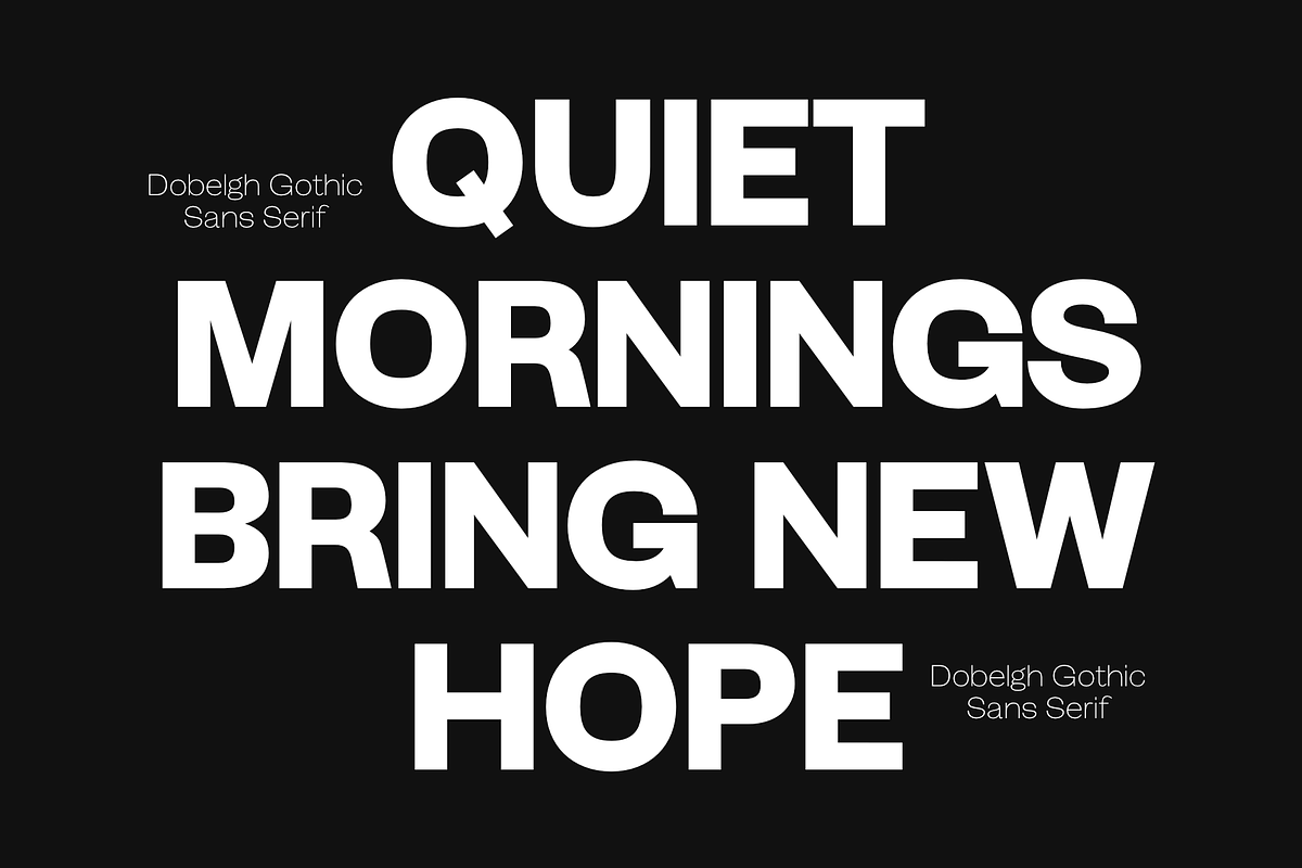 Doblegh, a Sans Serif Font by RNDI Type Foundry (Photo 5 of 10)