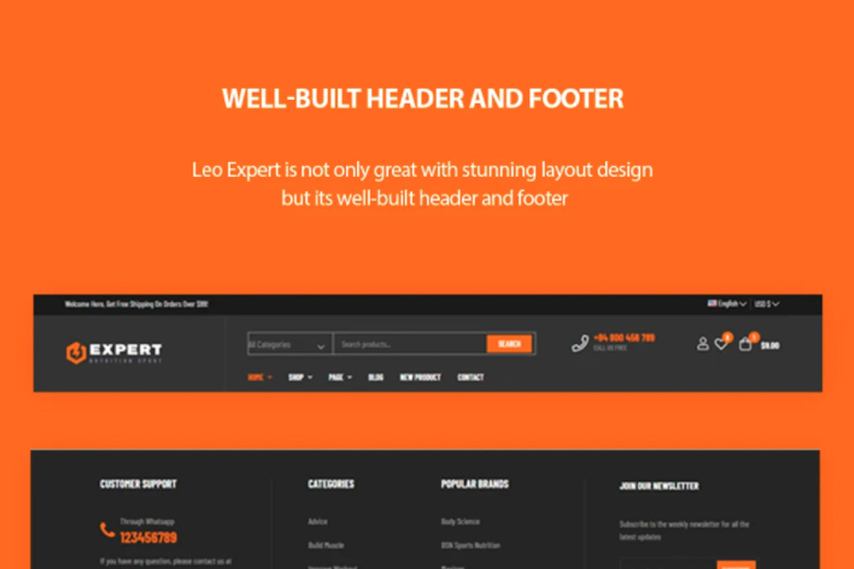Leo Expert - Sport And Fitness Onlin, a Bootstrap Template by LeoTheme (Photo 8 of 10)