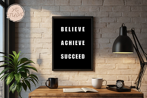 Quotes, Motivational Wall Art Print, a Decorative Illustration by YG STUDIO