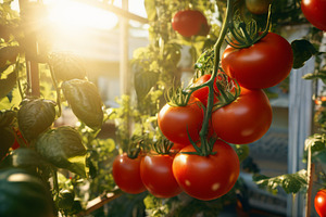 Balcony garden with cherry tomatoes, a Food & Drink Photo by Fascinadora