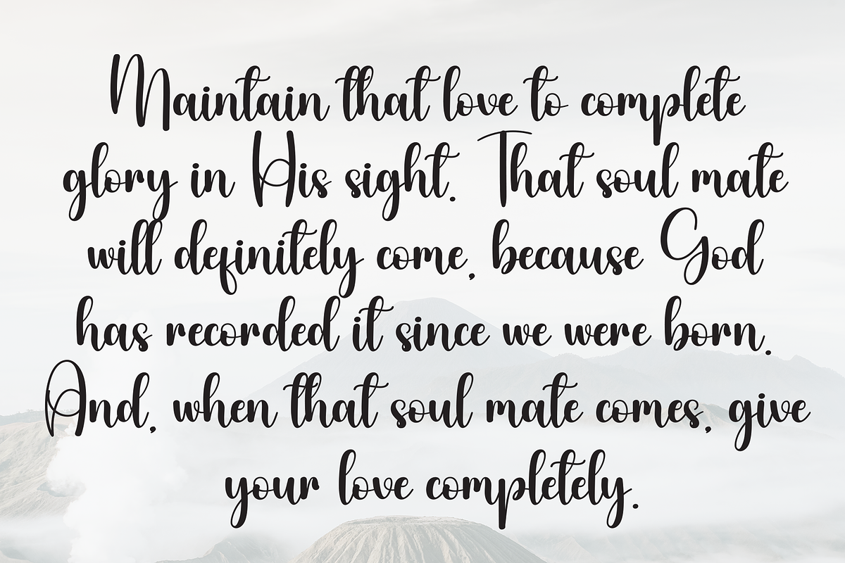 Solitude | Script Font, a Handwritten Font by Scratchones (Photo 6 of 8)