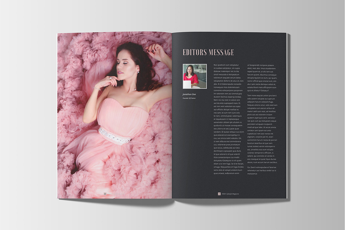 Luxury Lookbook Magazine, a Magazine Template by Layout Design (Photo 9 of 10)