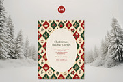100 Elegant Christmas Backgrounds, a Background Graphic by PeDe Designs (Thumbnail 8 of 17)