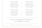Photography Price List Template, a Flyer Template by roselindoco (Thumbnail 3 of 3)