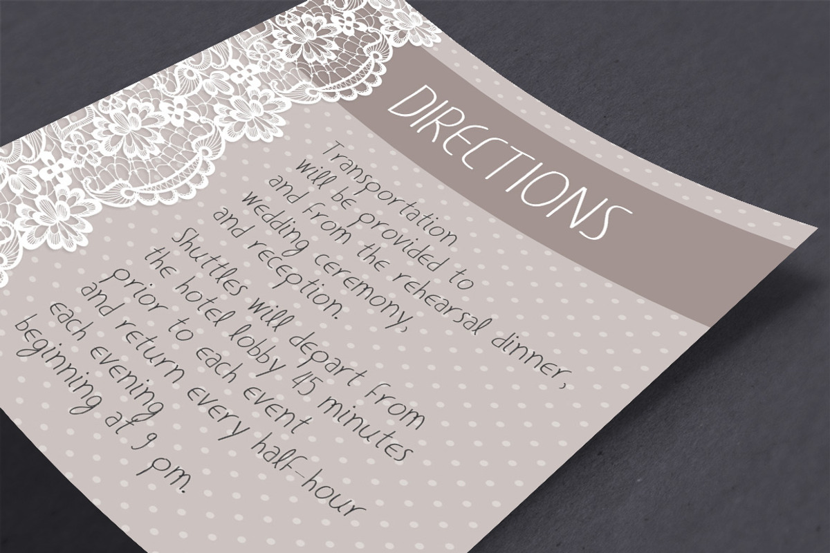 Elegant Wedding Branding Set, an Invitation Template by Elegrad Design Agency (Photo 5 of 12)