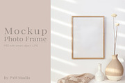 Photo Frame Mockup 3x4, a Print Template by PawMockups (Thumbnail 1 of 8)