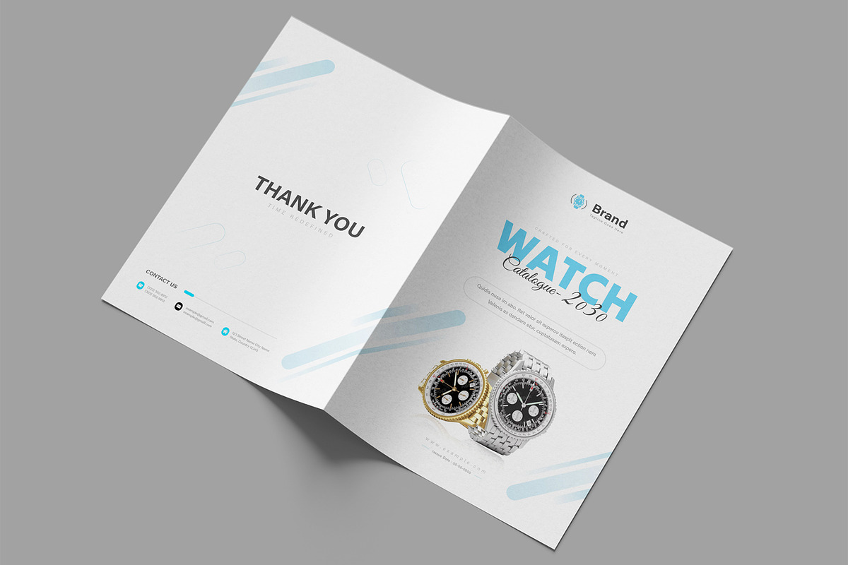 Watch Catalogue Template Design, a Brochure Template by White Graphic (Photo 11 of 11)