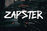 Zapster - Bold Urban Brush Font, a Handwritten Font by Brand Earth (Thumbnail 1 of 7)
