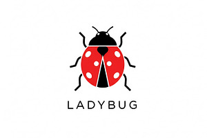 Minimal Ladybug Logo, a Branding & Logo Template by Logocreative