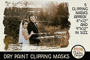 Dry Paint Photoshop Clipping Masks, an Object Graphic by Clikchic Designs (Thumbnail 2 of 6)