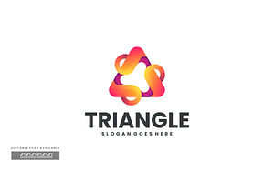 Triangle Gradient Colorful Logo, a Branding & Logo Template by ivan_artnivora