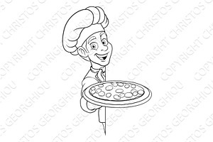 chef new 2024 A13 bw-166, a Person Illustration by Christos Georghiou