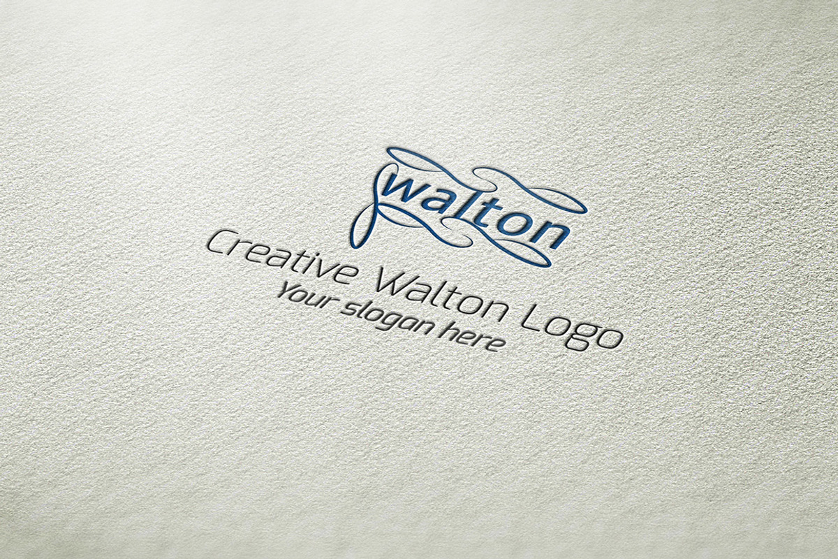 Creative Walton Logo, a Branding & Logo Template by BdThemes (Photo 1 of 3)