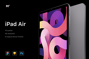 iPad Air 5th Generation Mockup Scene