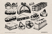 Bakery Illustrations Vector Bundle, a Food Illustration by Yevheniia (Thumbnail 5 of 10)