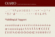Olario - Sans Serif Font, a Sans Serif Font by Alpaprana (Thumbnail 10 of 11)