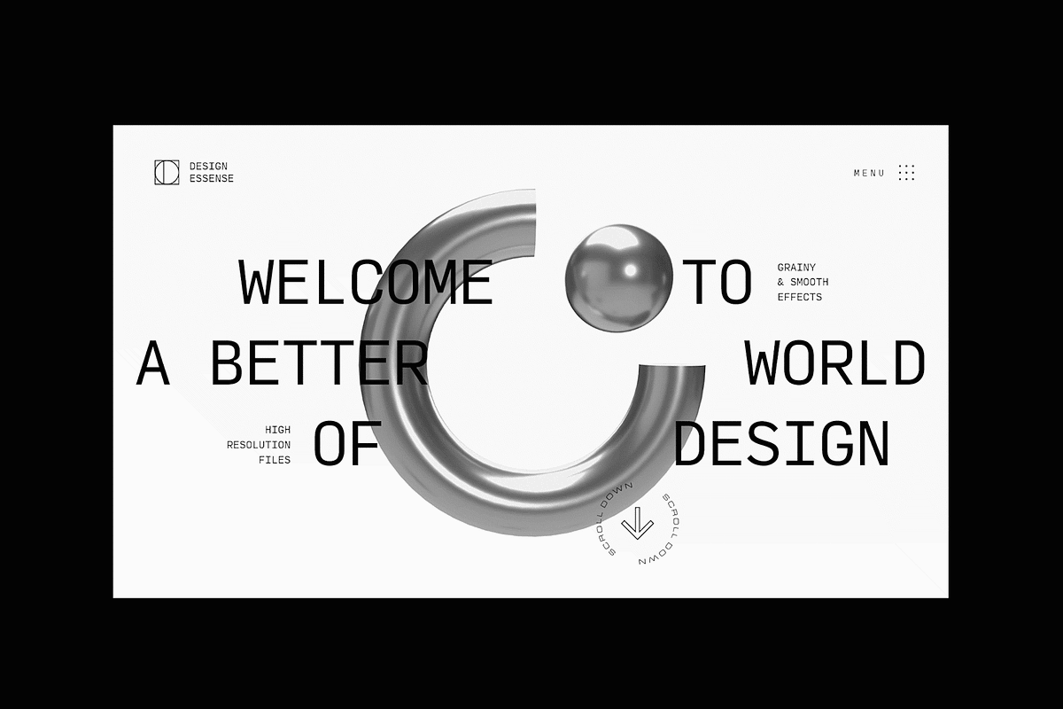 3D Geometry Chrome 85 illustrations, an Object Graphic by assetpro.design (Photo 10 of 10)