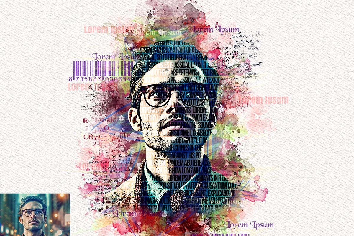 Watercolor Typography FX, an Action Add-On by Studio Retouch (Photo 9 of 13)