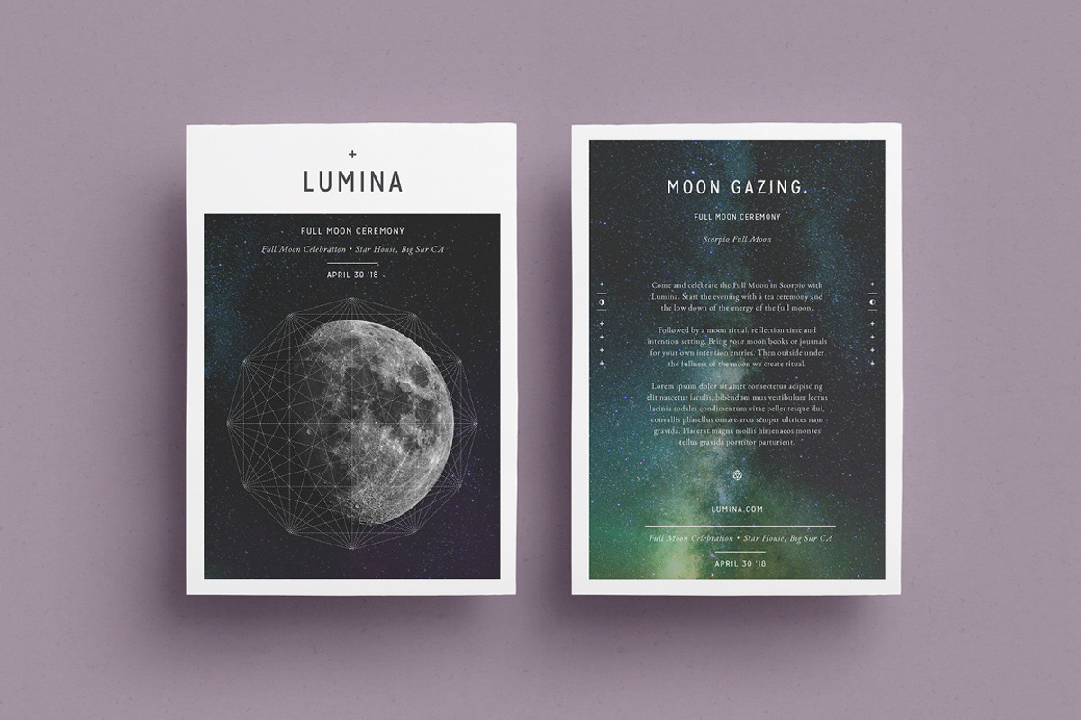LUMINA Flyer Template, a Flyer Template by 46&2 Collective (Photo 1 of 12)