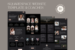 Squarespace Template Life Coach