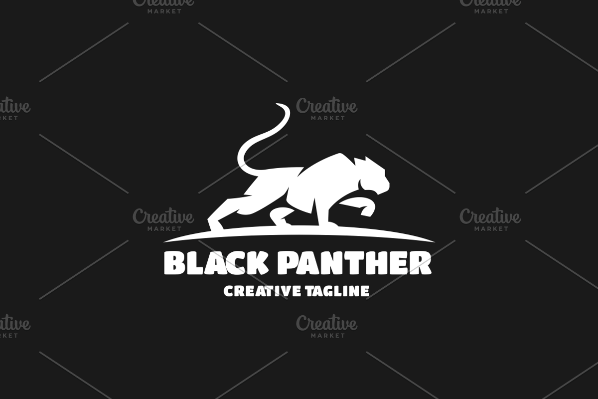 Panther Silhouette Logo Template, a Branding & Logo Template by EndR_ID (Photo 2 of 2)